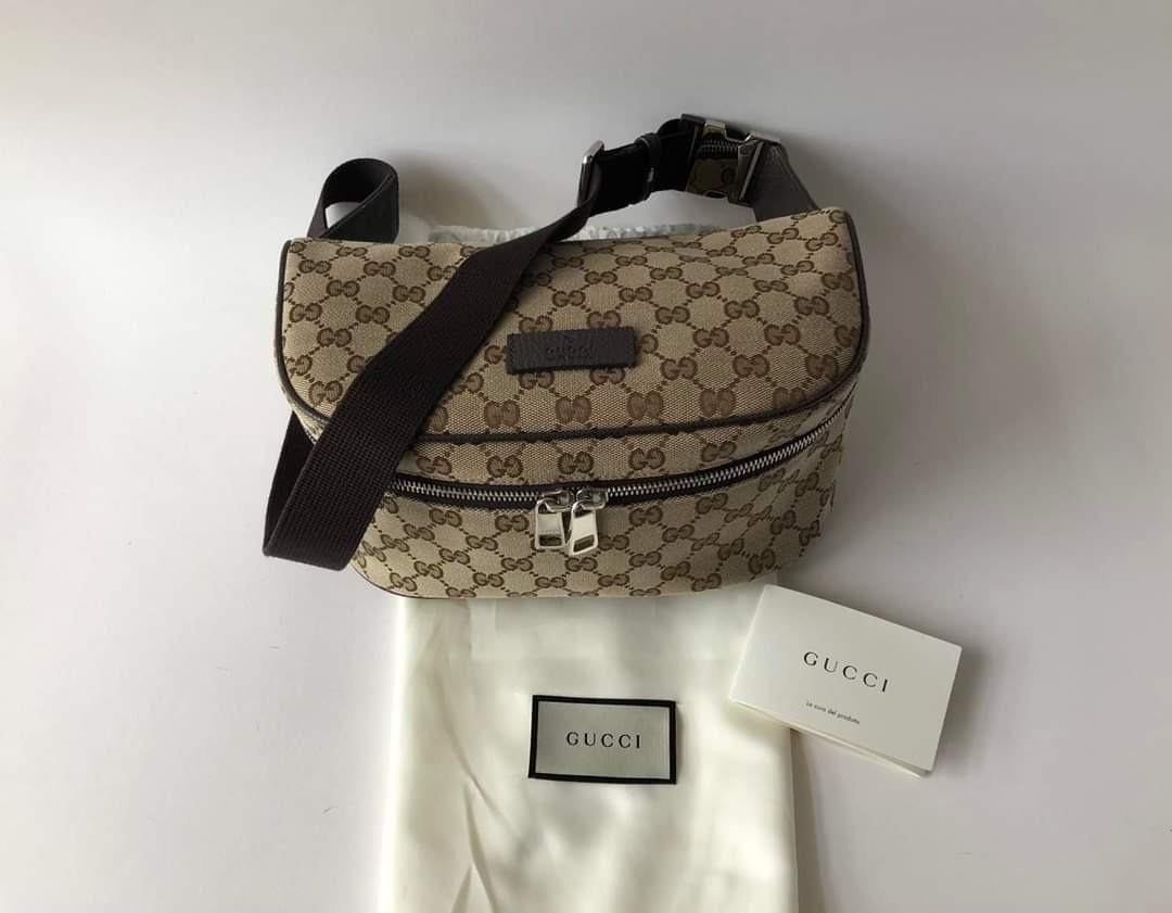 Gucci leather fanny pack new arrivals