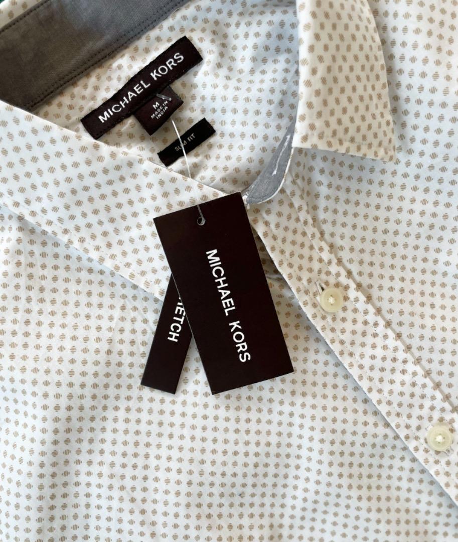 Brand-new Michael Kors, Men's Fashion, Tops & Sets, Formal Shirts on  Carousell