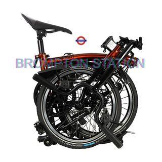 C Line Explore High Flame Lacquer Black Edition 2022 (aka H6L) Brompton BNIB Foldable Bicycle Bike
