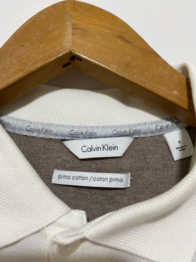 Calvin Klein Pima cotton polo shirt, Men's Fashion, Tops & Sets, Tshirts &  Polo Shirts on Carousell