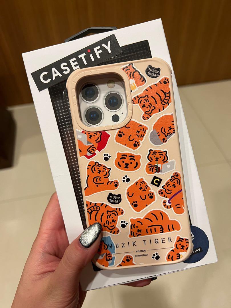 Casetify Muzik Tiger Beige Case (iPhone 13 Pro), Mobile Phones