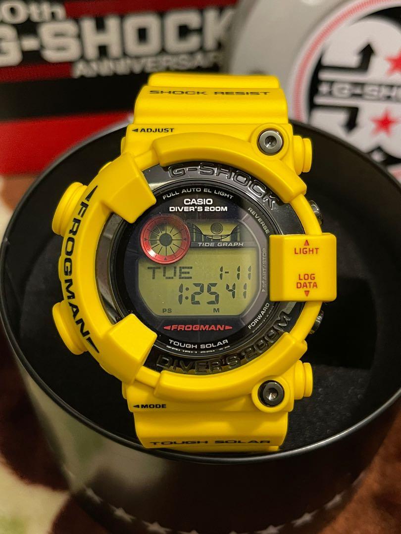 Casio G-Shock GF-8230E-9DR YELLOW FROGMAN, Men's Fashion, Watches