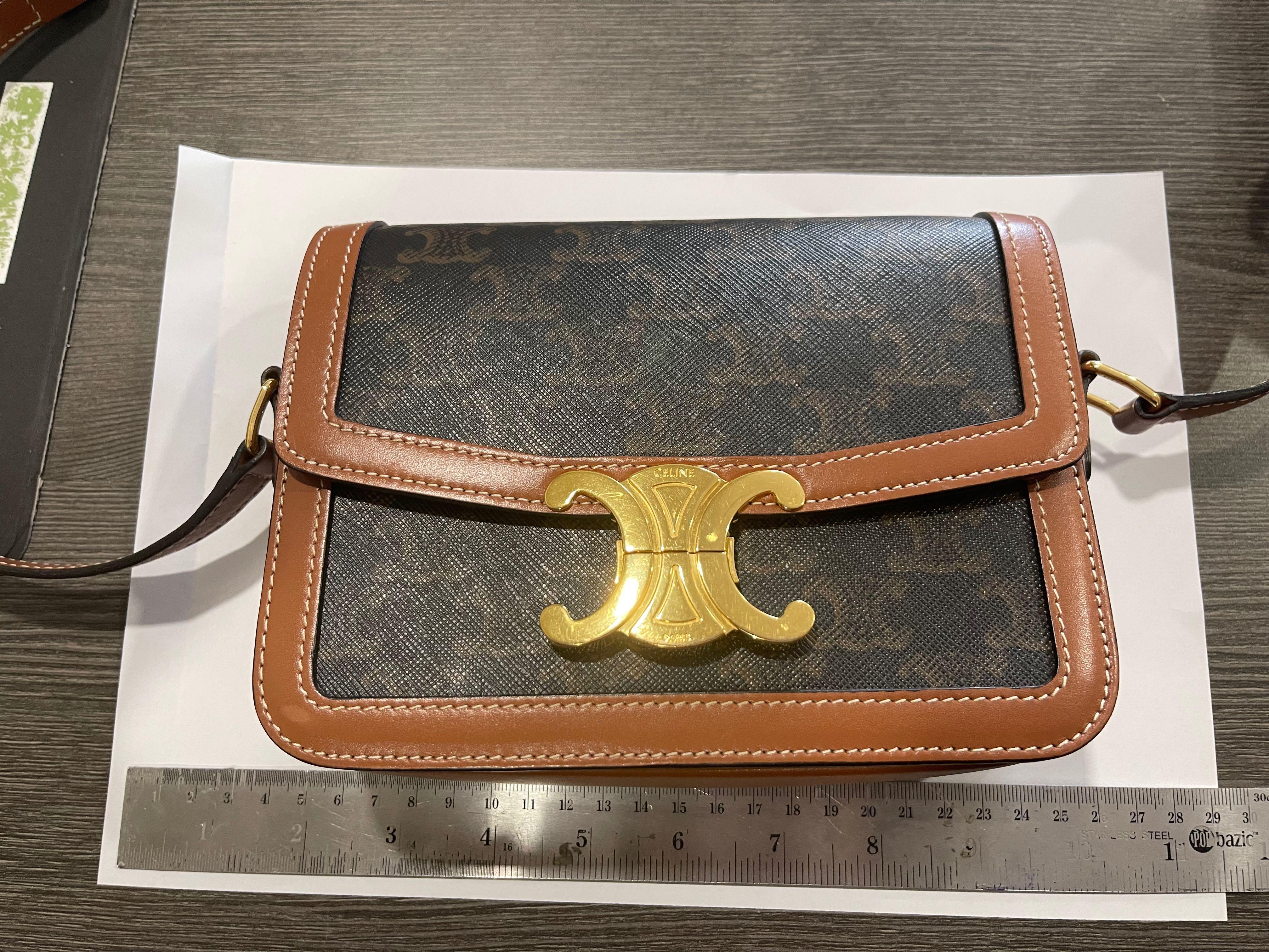 Celine triomphe monogram sales