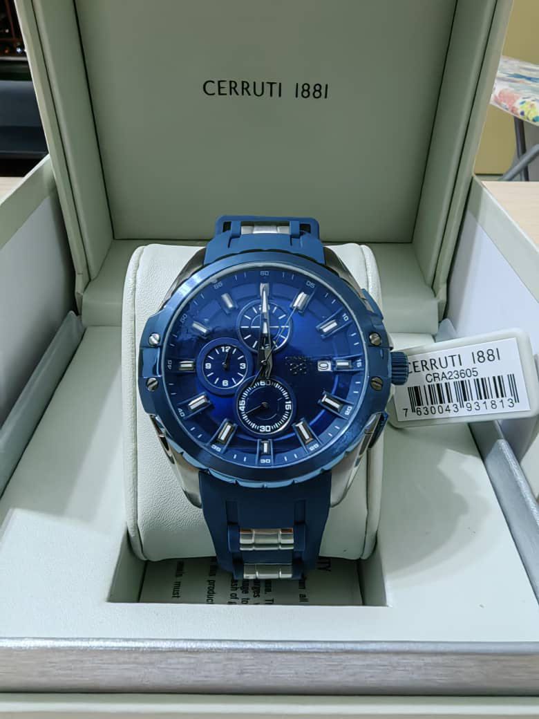 Cerruti 1881 blue on sale watch