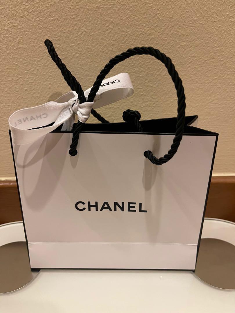 Buy Chanel Shopping Bag White and Black Gift Bag Wrapping Fashion Online in  India  Etsy
