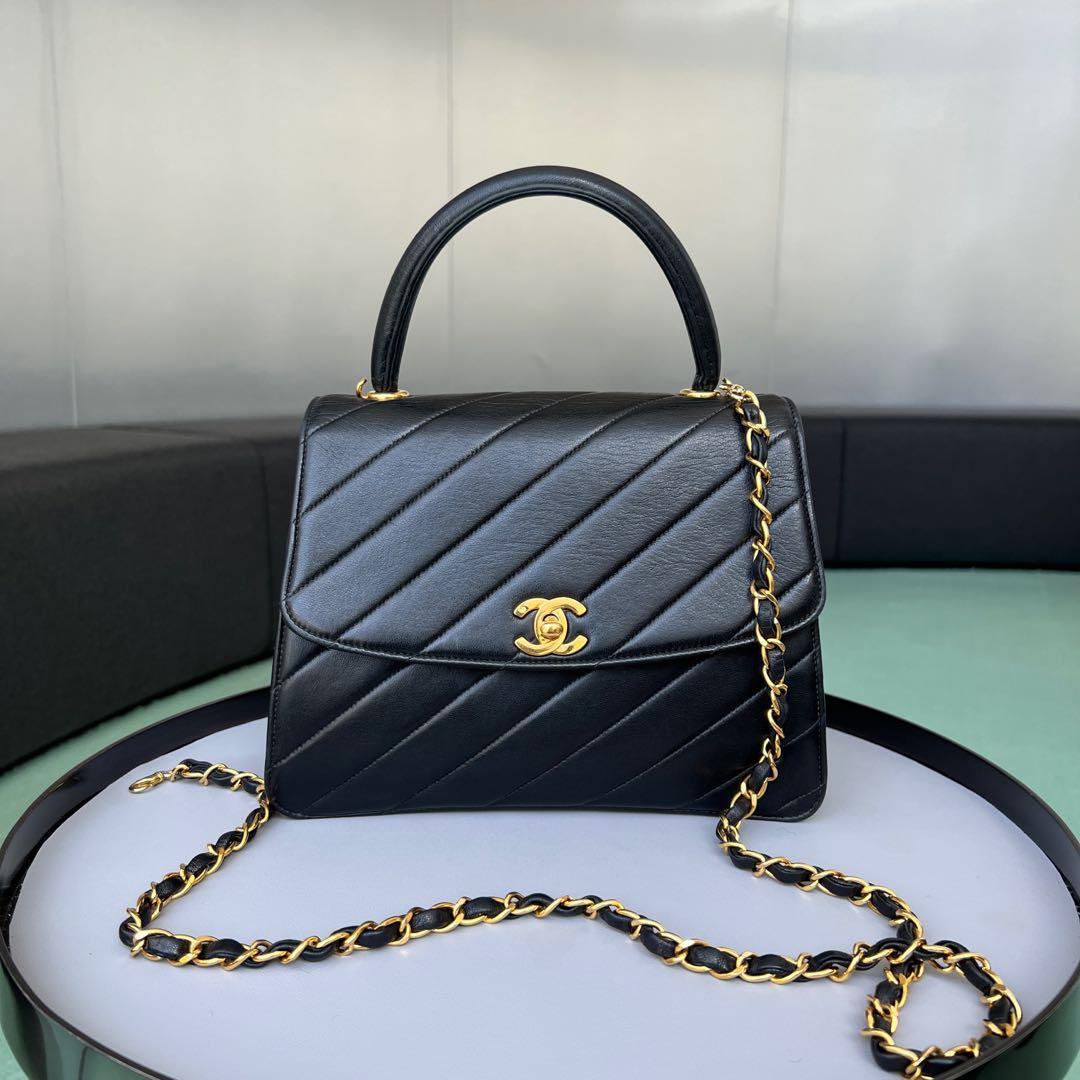 Chanel Vintage Kelly Bag, Luxury, Bags & Wallets on Carousell