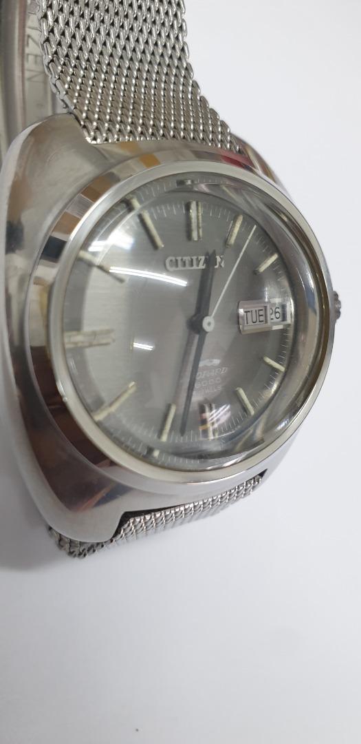 citizen (Category: Watches) located in Kuala Lumpur. Submitted by siowyokekok (Listing ID 1175135321, Image 3). Description: citizen leopard super beat 10 36000vbh 28j auto with manual winding hacking daily waterproof all original including bracelet very good condition n accurate 3 months warranty.