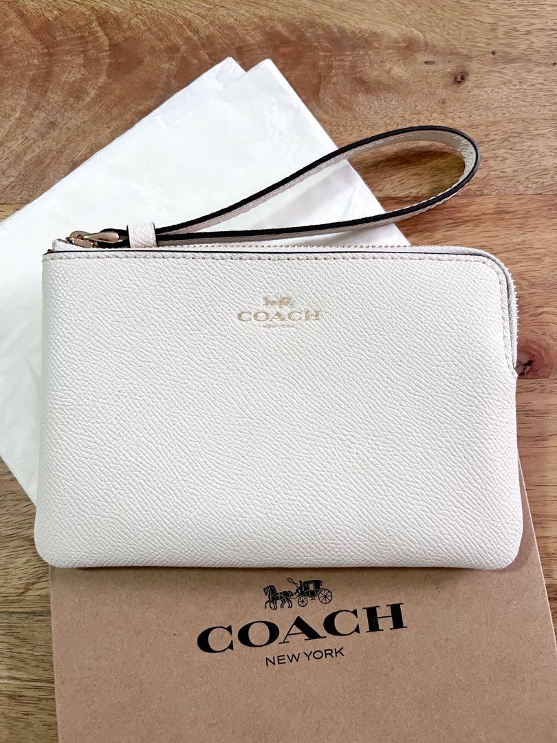 Coach wristlet white outlet