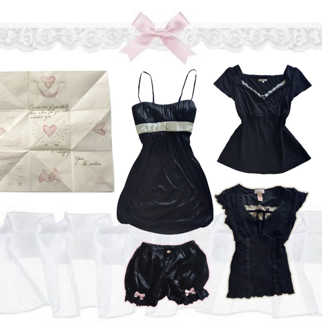💻 BEST PICKS, COQUETTE DROP  small bebe black and white corset