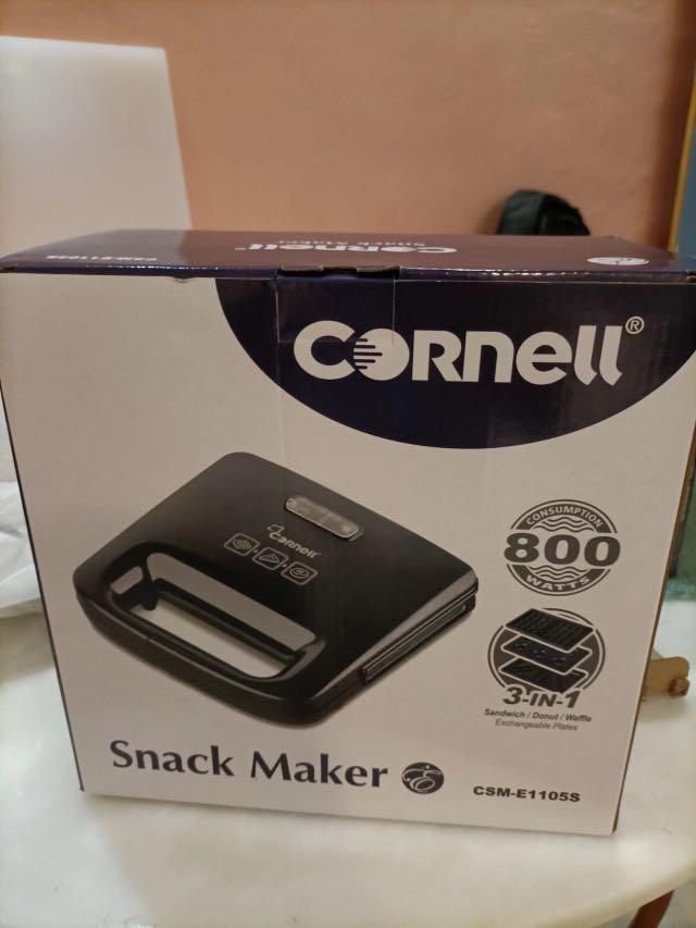 Cornell 3 in 1 waffle/donut/ sandwich, TV & Home Appliances, Kitchen