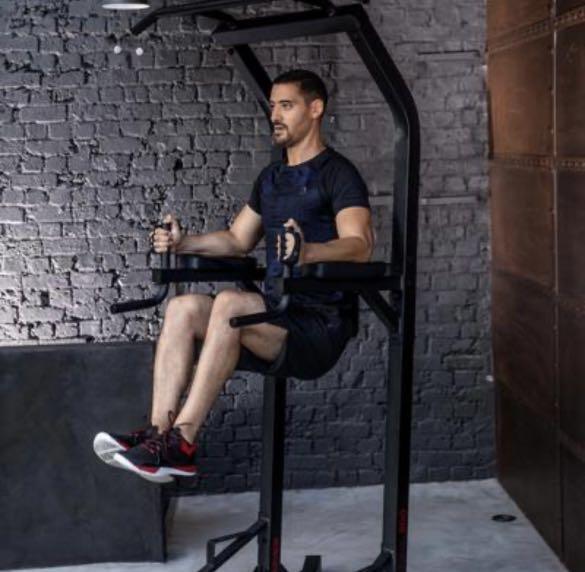 Decathlon chin up and dips tower