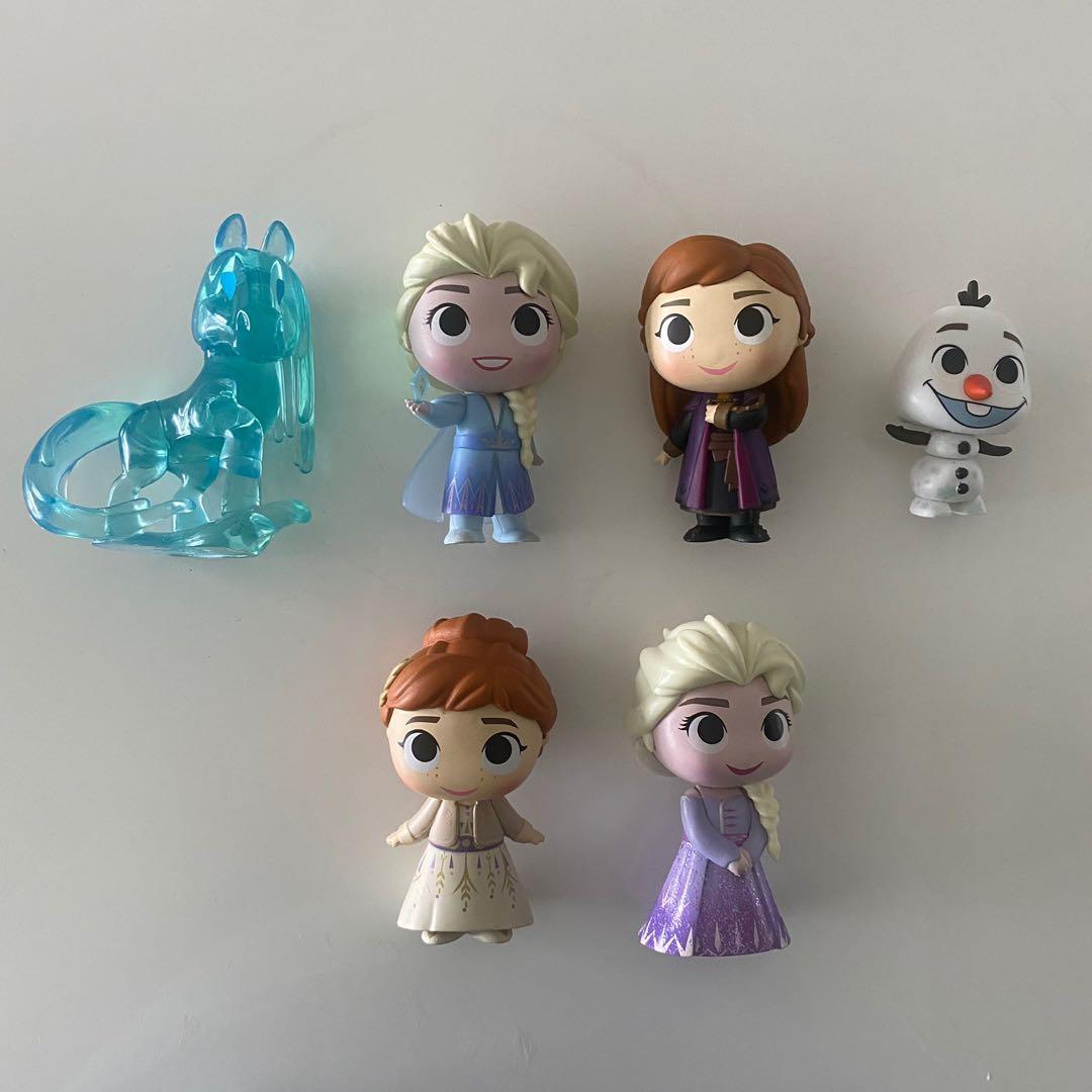 Disney Frozen 2 Vinyl Figurines, Elsa, Anna, Olaf and Nokk, Hobbies & Toys, Toys & Games on