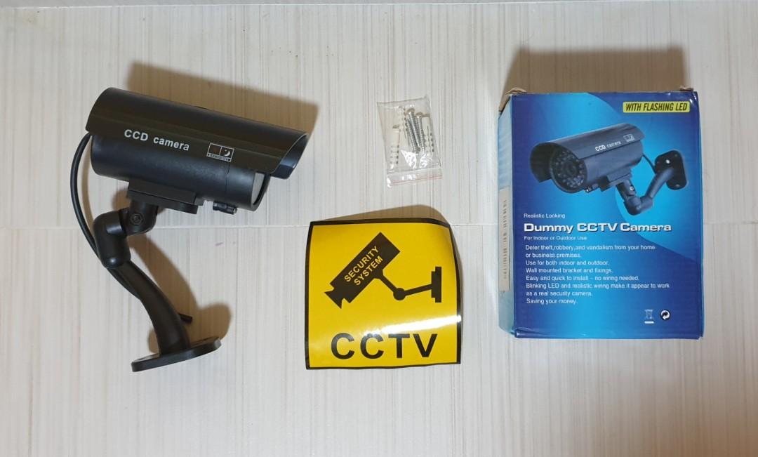 Dummy CCTV Camera, Furniture & Home Living, Security & Locks, Security Systems & CCTV Cameras on