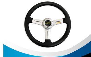 ELECTROVOX MOMO Silver Racing Steering Wheel