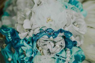 Fabric bridal Bouquet