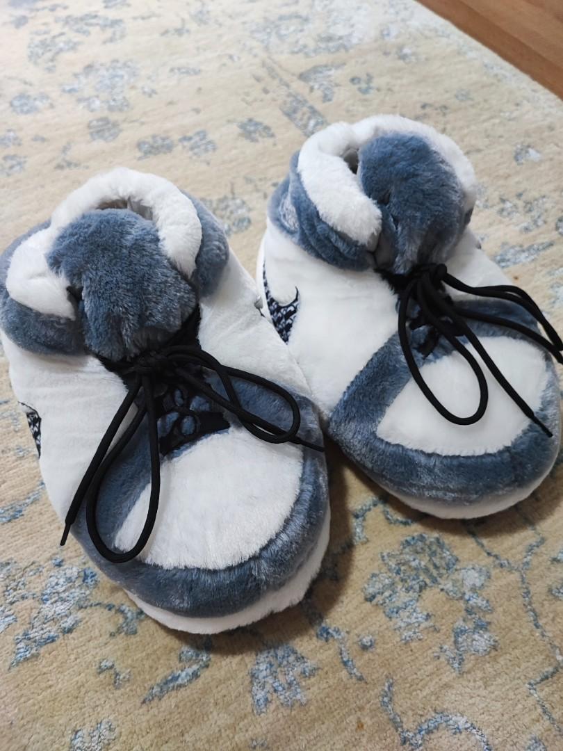 fluffy house shoes jordans