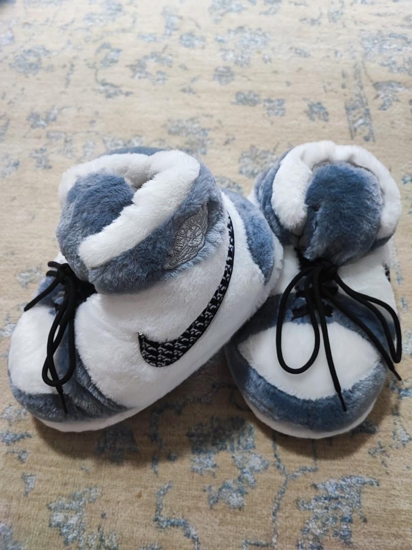 fluffy house shoes jordans