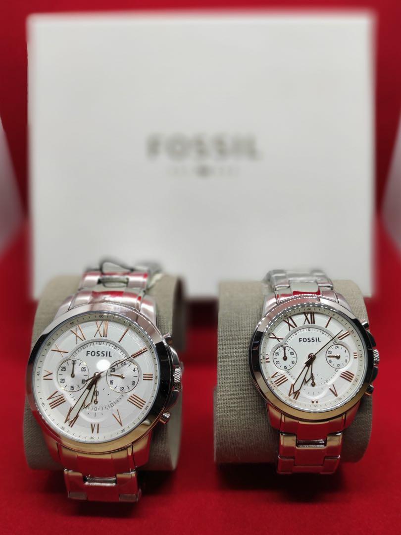 Grant chronograph stainless steel watch box set hotsell