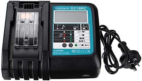 Bonadget 4A DC18RC Fast Battery Charger Compatible With Makita 14.4V
