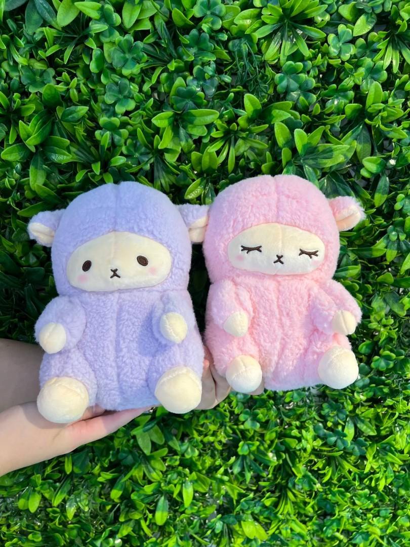 purple lamb stuffed animal