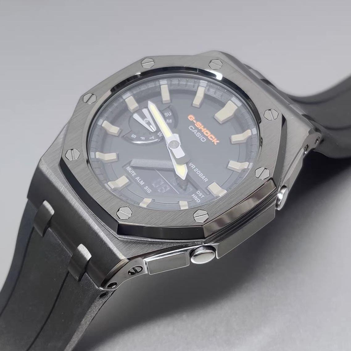 G Shock gunmetal ash grey titanium color edition ga2100 ga2110