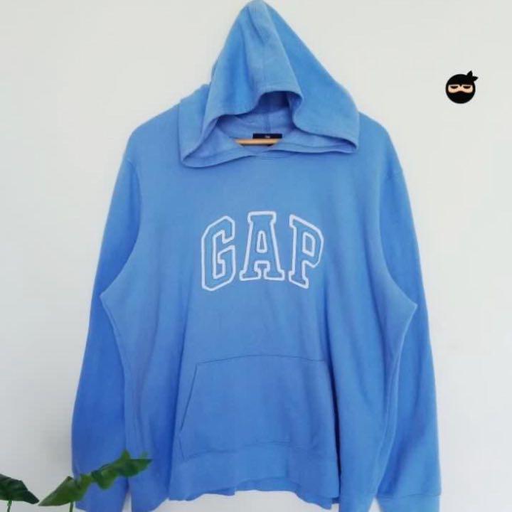 Baby blue gap hoodie cheap