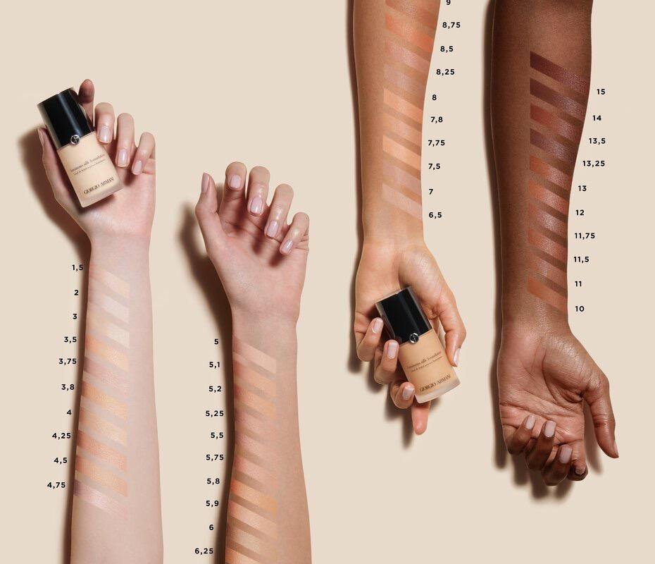 Armani Luminous Silk Perfect Glow Flawless OilFree Medium Coverage Glowy Foundation 4 X