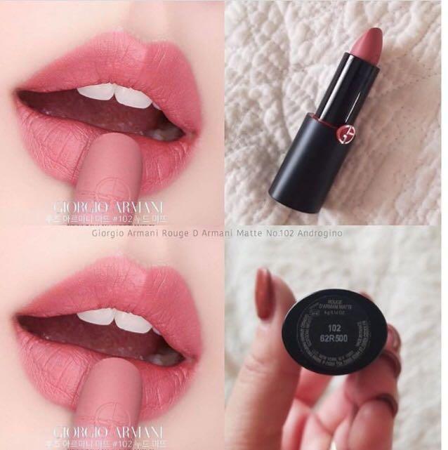 Giorgio Armani Rouge D'Armani Matte, Beauty & Personal Care, Face, Makeup  on Carousell