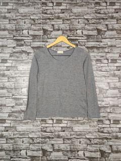 Green Parks Fuuwa Tops Longsleeve Plain Cotton Shirts #SayaJual