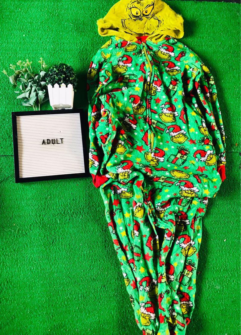Grinch hotsell onesie mens