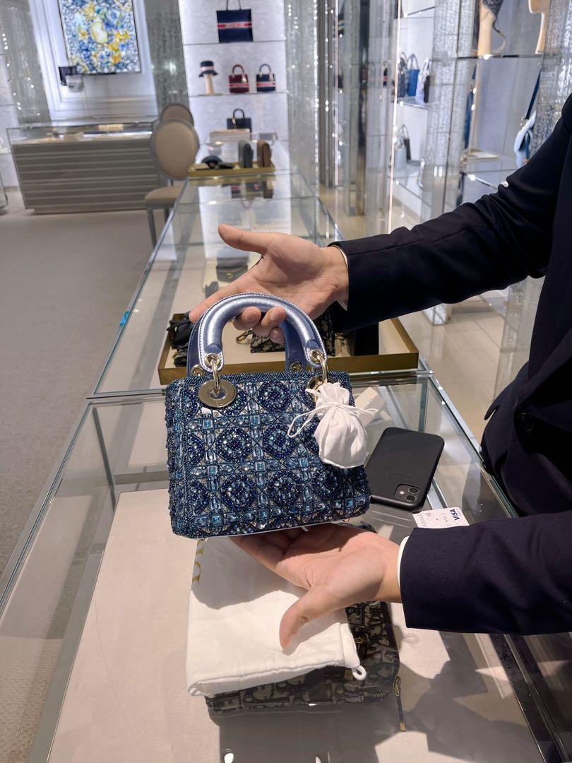 Lady dior outlet mini crystal