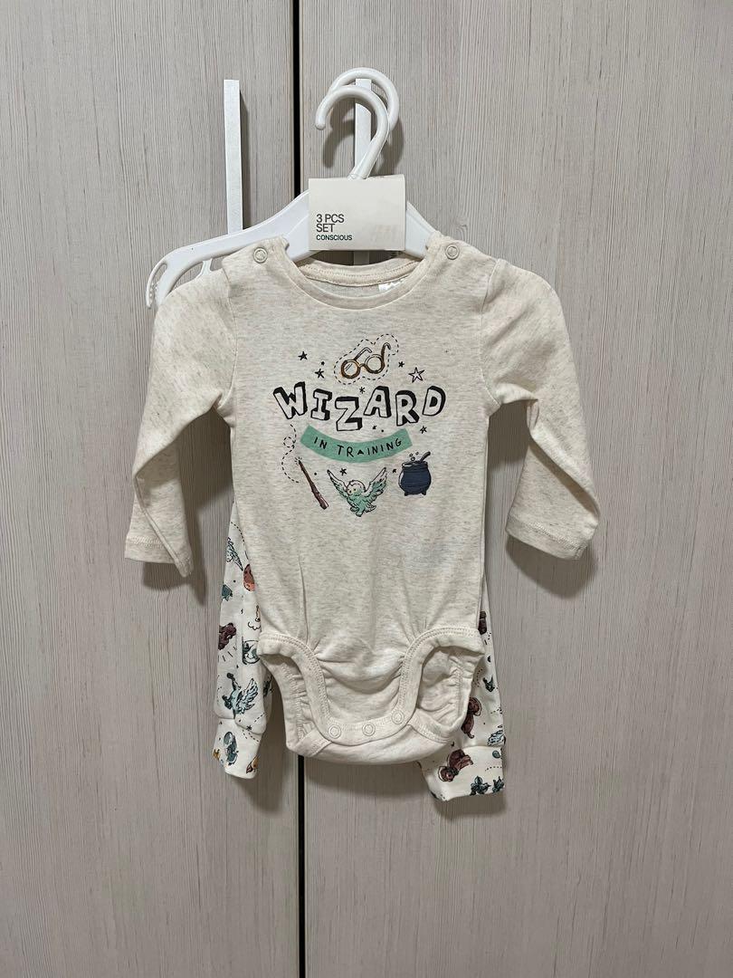 Harry Potter x H&M newborn romper set, Babies & Kids, Babies & Kids