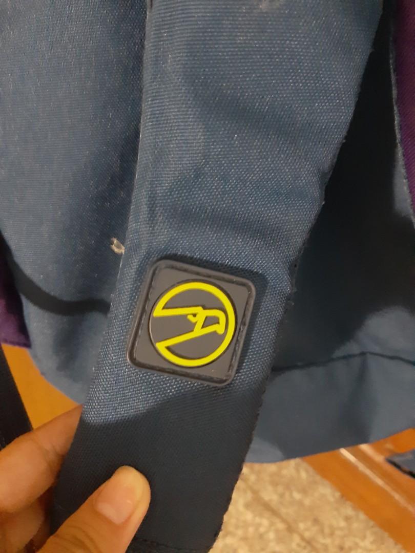 Hawk Violet Dark Blue Backpack, Women's Fashion, Bags & Wallets, Backpacks on Carousell