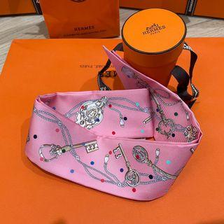 Hermes Pink Twilly