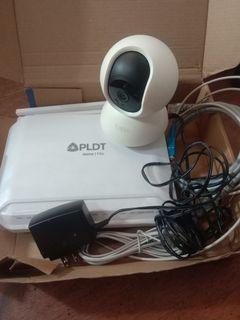Home fibr router and cctv