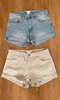 Hotpant Denim & Cream H&M