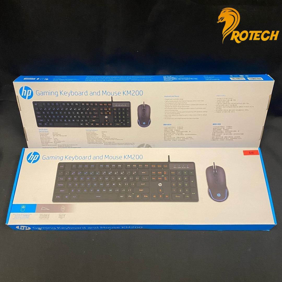 reservation cash lime HP KM200 GAMING KEYBOARD AND MOUSE, Computers & Tech, Parts & Accessories,  Computer Keyboard on Carousell