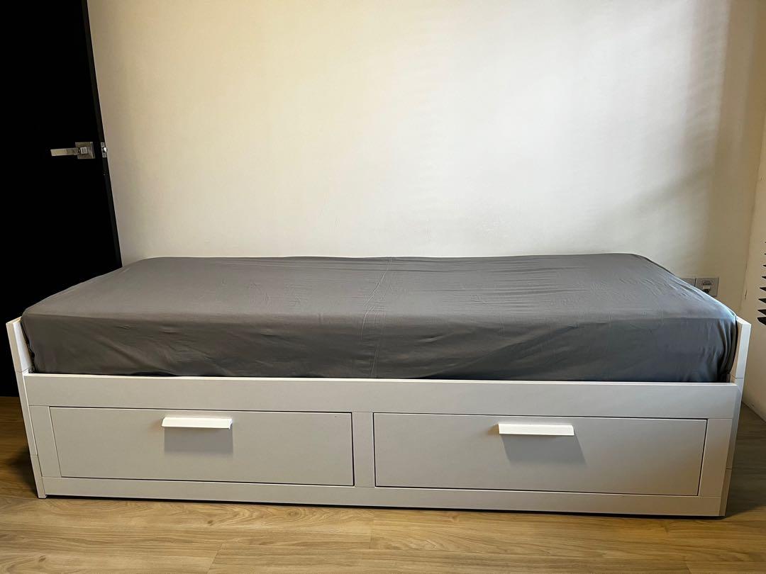 IKEA Brimnes Bed (bedframe only), Furniture & Home Living, Furniture