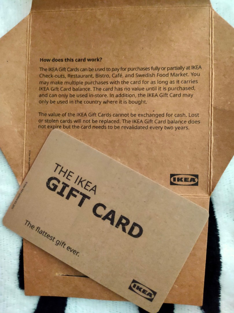 IKEA gift card 2,000, Video Gaming, Gaming Accessories, Game ...