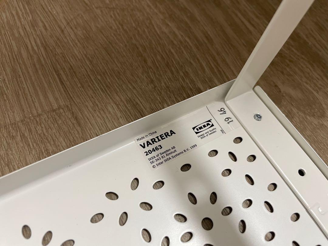 VARIERA Shelf insert, white, 125/8x51/8x61/4 - IKEA