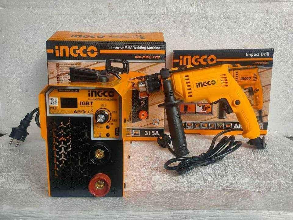 Ingco Inverter Welding Machine 315A With Free Ingco Impact Drill 680W, Commercial & Industrial