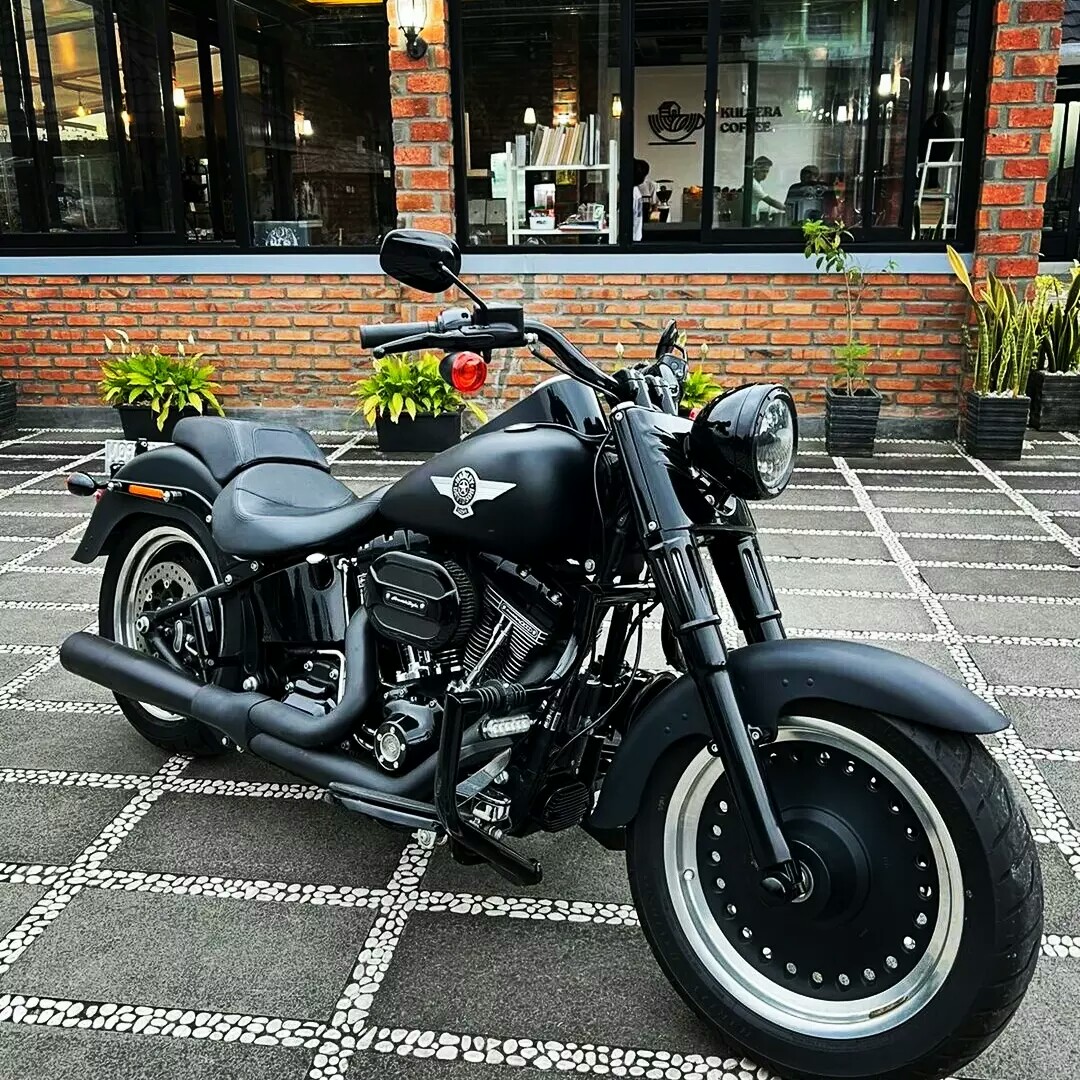 Jual Cepat Harley Davidson Fatboy CVO Engine 110ci Black Denim