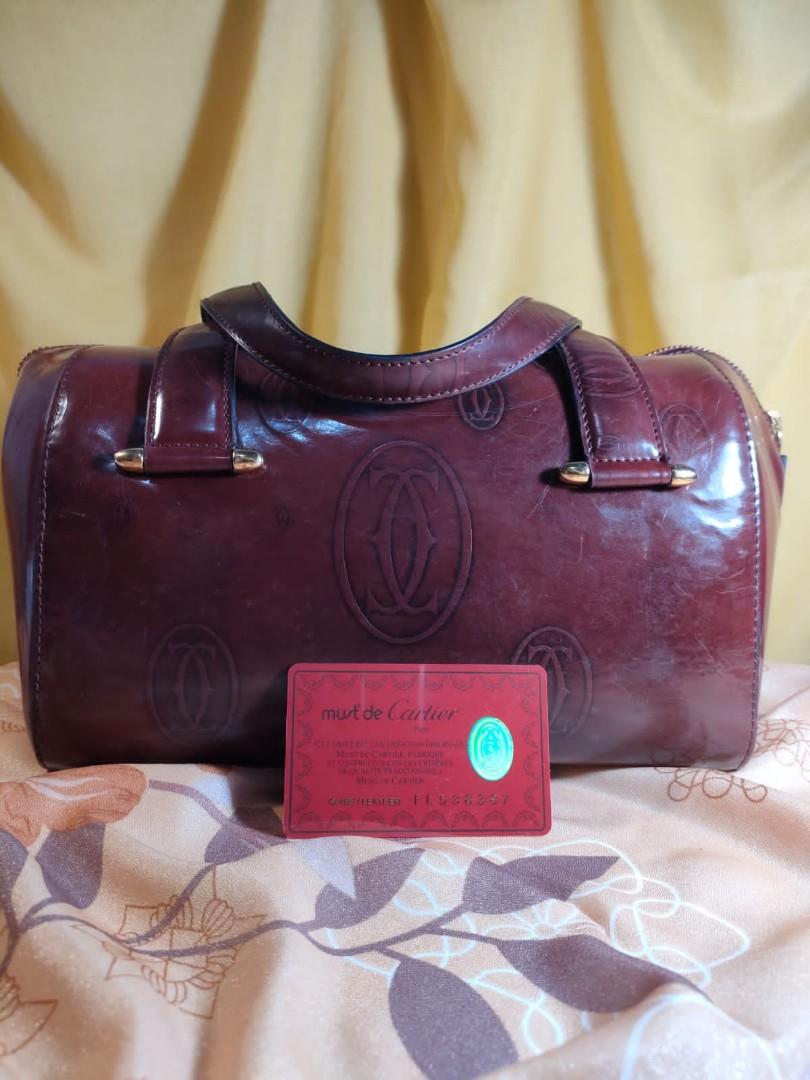 Jual Tas Cartier Merah Original Second Fast Sale