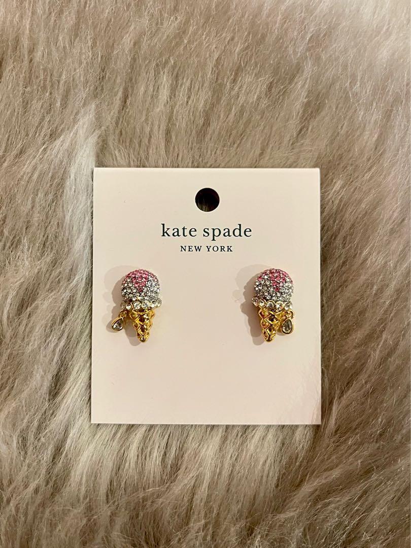 kate spade earrings (Ice-cream Sundae studs), Women's Fashion, Jewelry &  Organisers, Earrings on Carousell