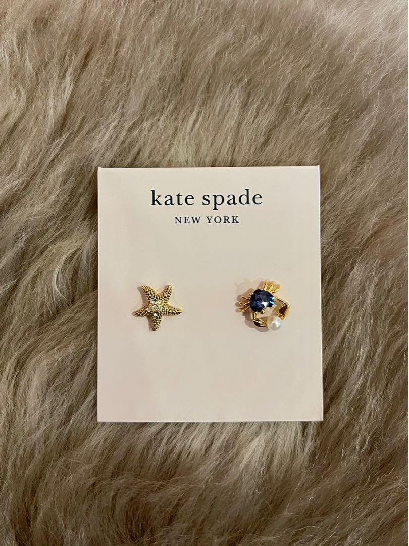 kate spade earrings (Starfish & Crab studs), Women's Fashion, Jewelry &  Organisers, Earrings on Carousell
