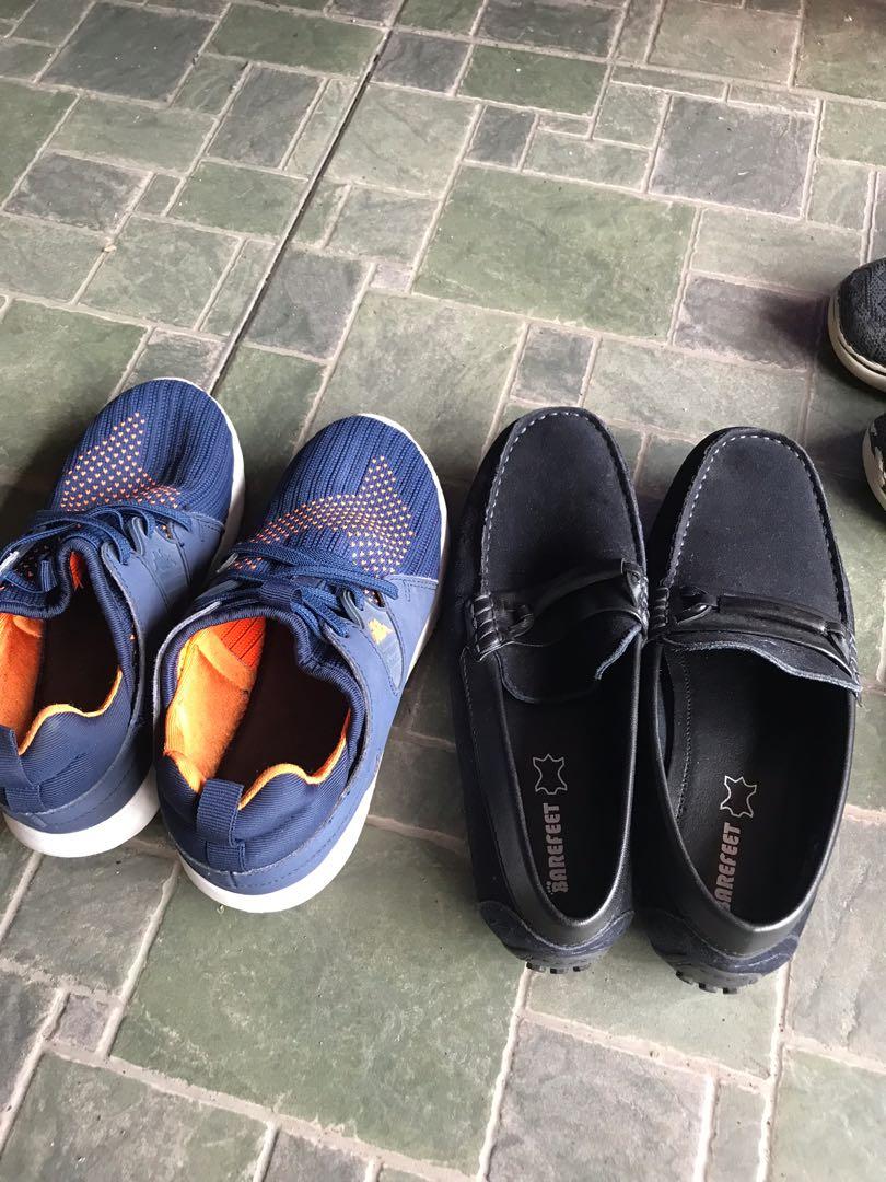 Kids boys shoes (Category: Babies & Kids Fashion) located in San Pedro. Submitted by annabananax (Listing ID 1175183102, Image 2). Description: Kids boys preloved shoes All branded Kappa running shoes - 400 Barefeet Black school shoes - SOLDDD!!! Skechers running shoes - 500 Jordan rubber shoes - SOLDDD!!!.