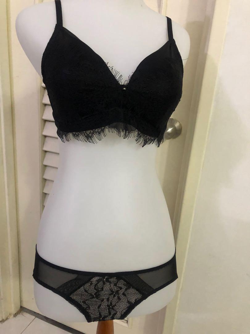 Lace Bra Set Sexy Lingerie plus Size 32-44, Women's Fashion, New  Undergarments & Loungewear on Carousell