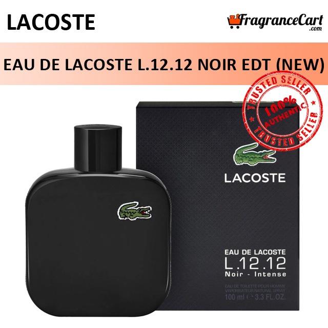 Lacoste intense hot sale black