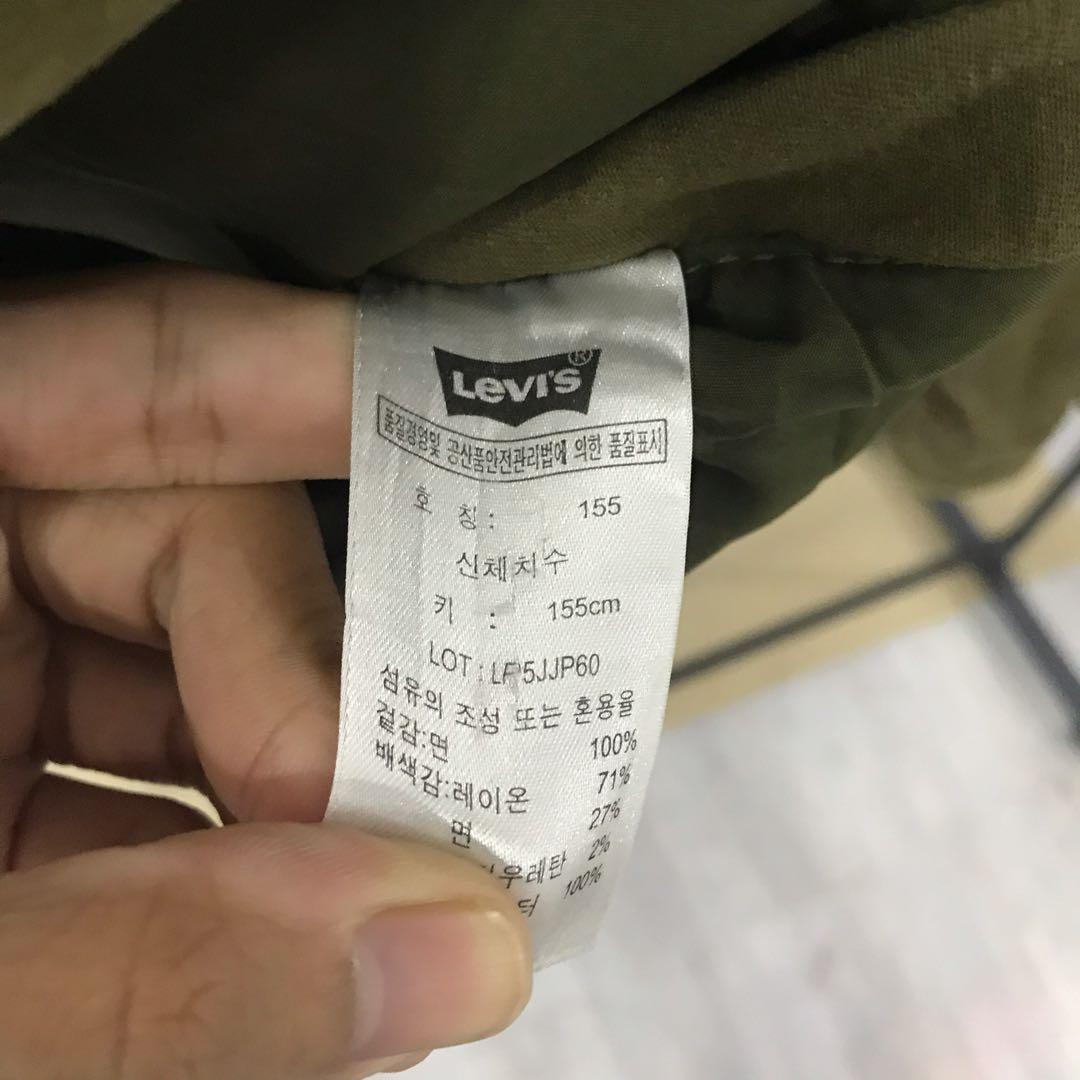Levis Army Green Jacket, Women'S Fashion, Coats, Jackets And Outerwear On  Carousell