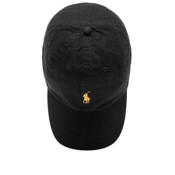 Ralph lauren cap black gold new arrivals
